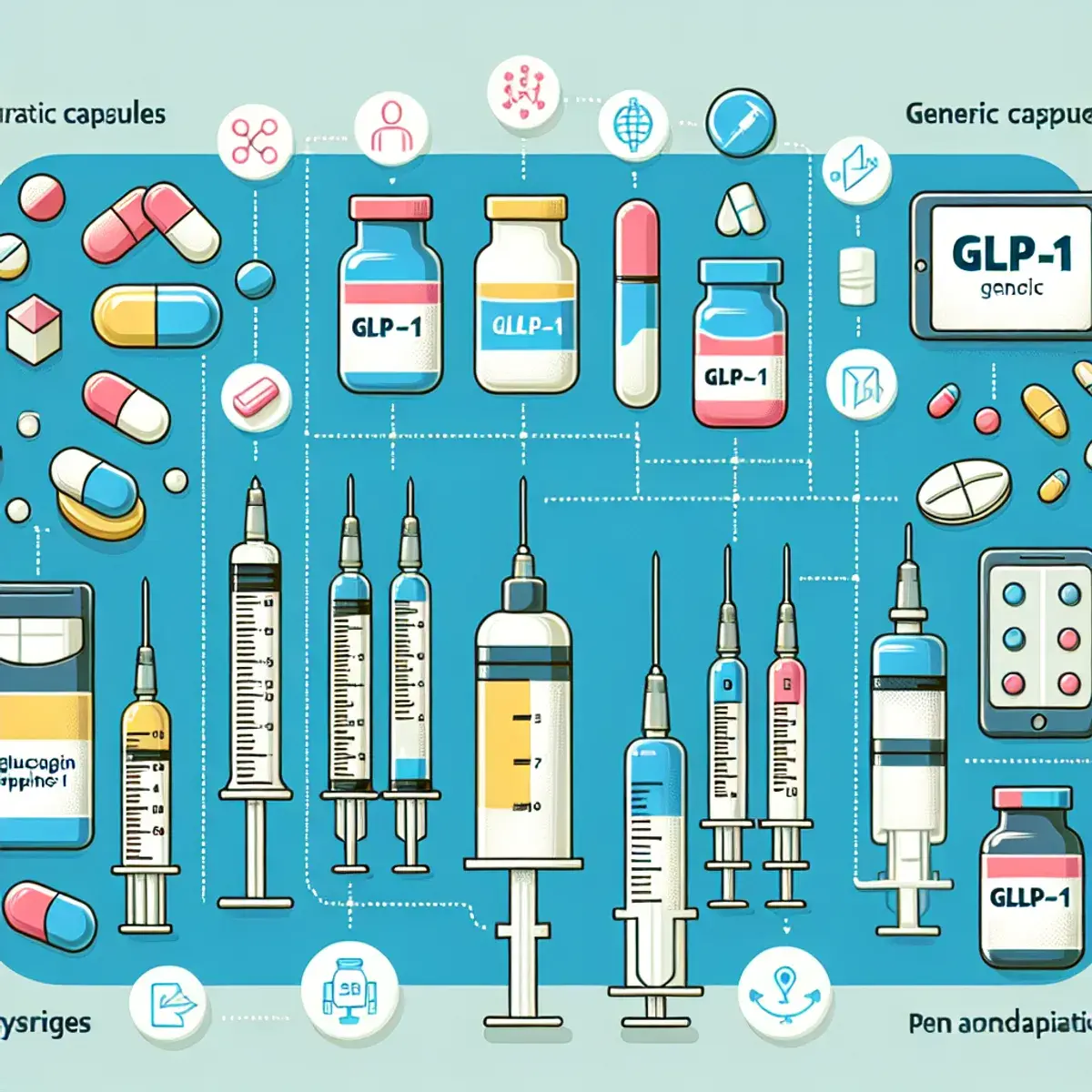 what are the various GLP1 medications